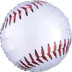 18-Inch Metallic Baseball Foil Balloon