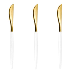 Trendables Knives White/Gold | 480 Count