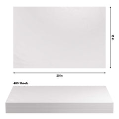 White Tissue Paper 15 In. x 20 In. | 120 Sheets