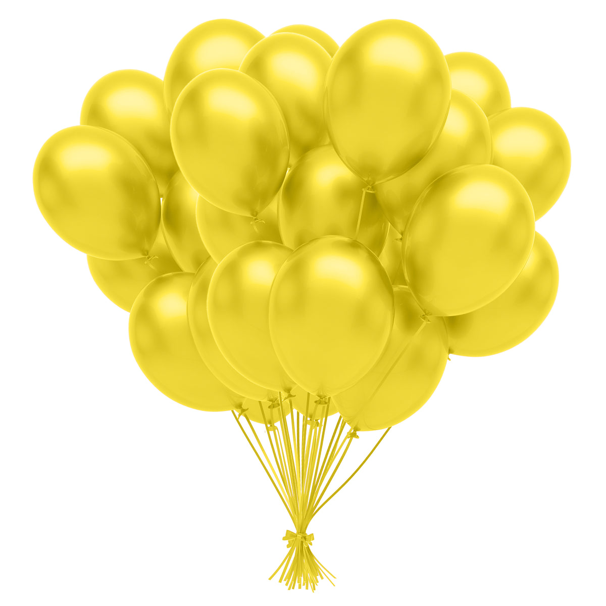 12 In. Yellow Balloons | 72 Count