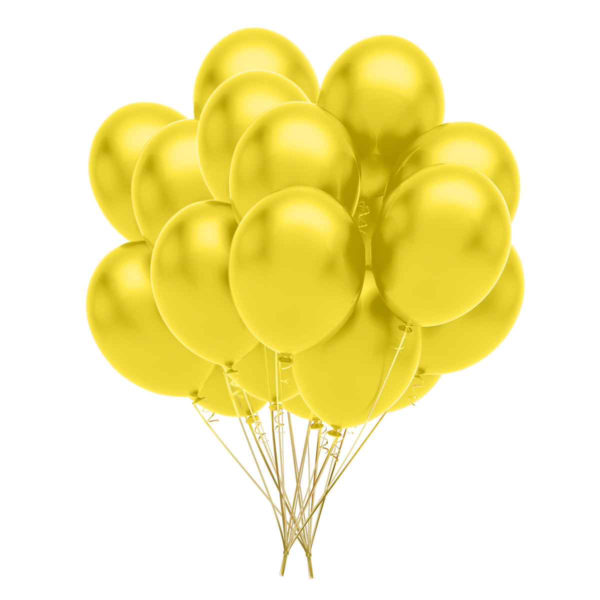 5 In. Yellow Latex Balloon | 25 Count