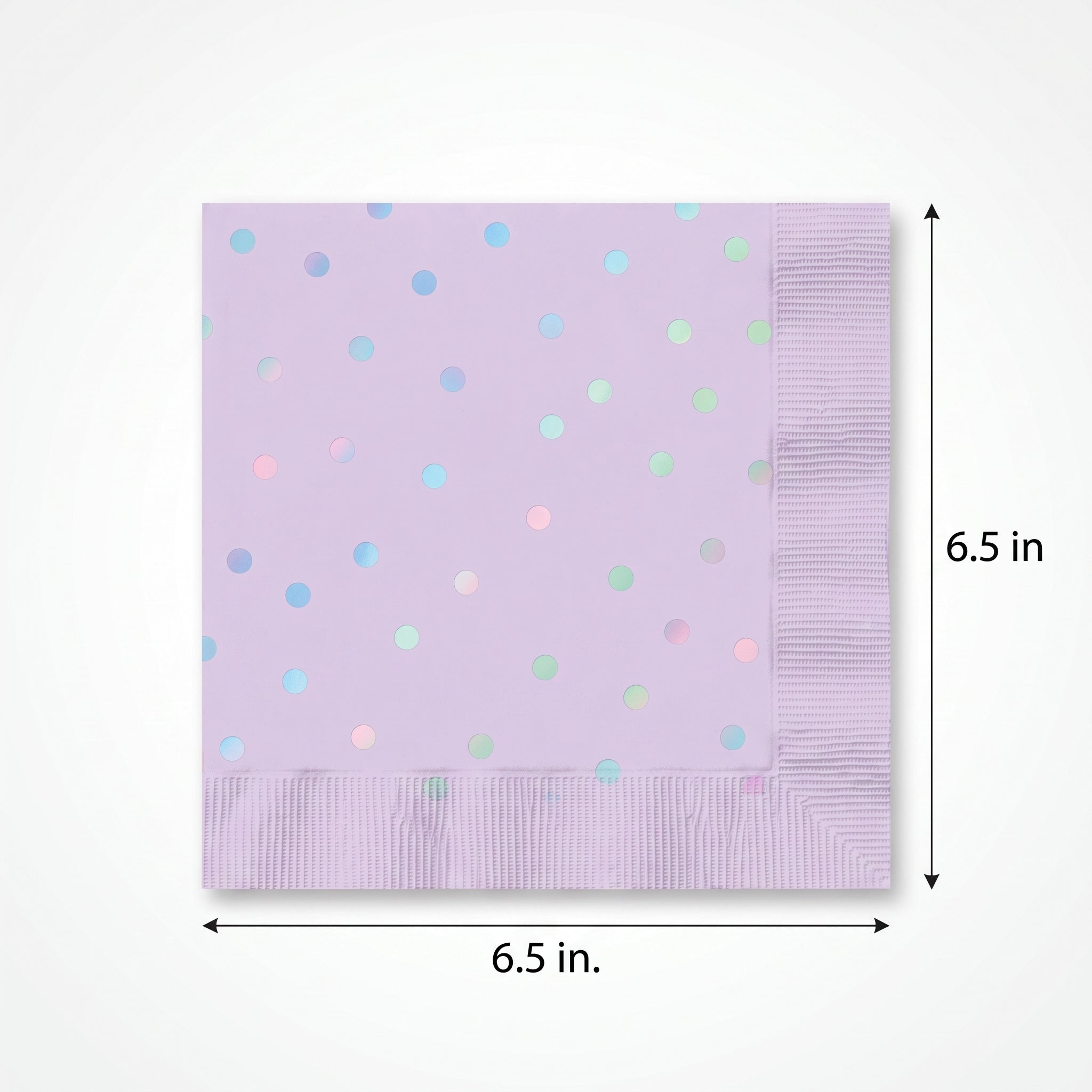 Opalescent Star Luncheon Napkins - 6.5 In. x 6.5 In.