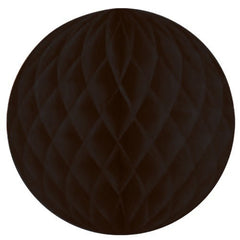 8in. Black Honeycomb Ball