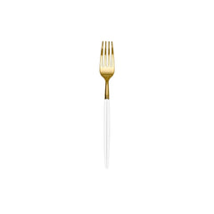 Trendables Forks Ivory/Gold | 20 Count