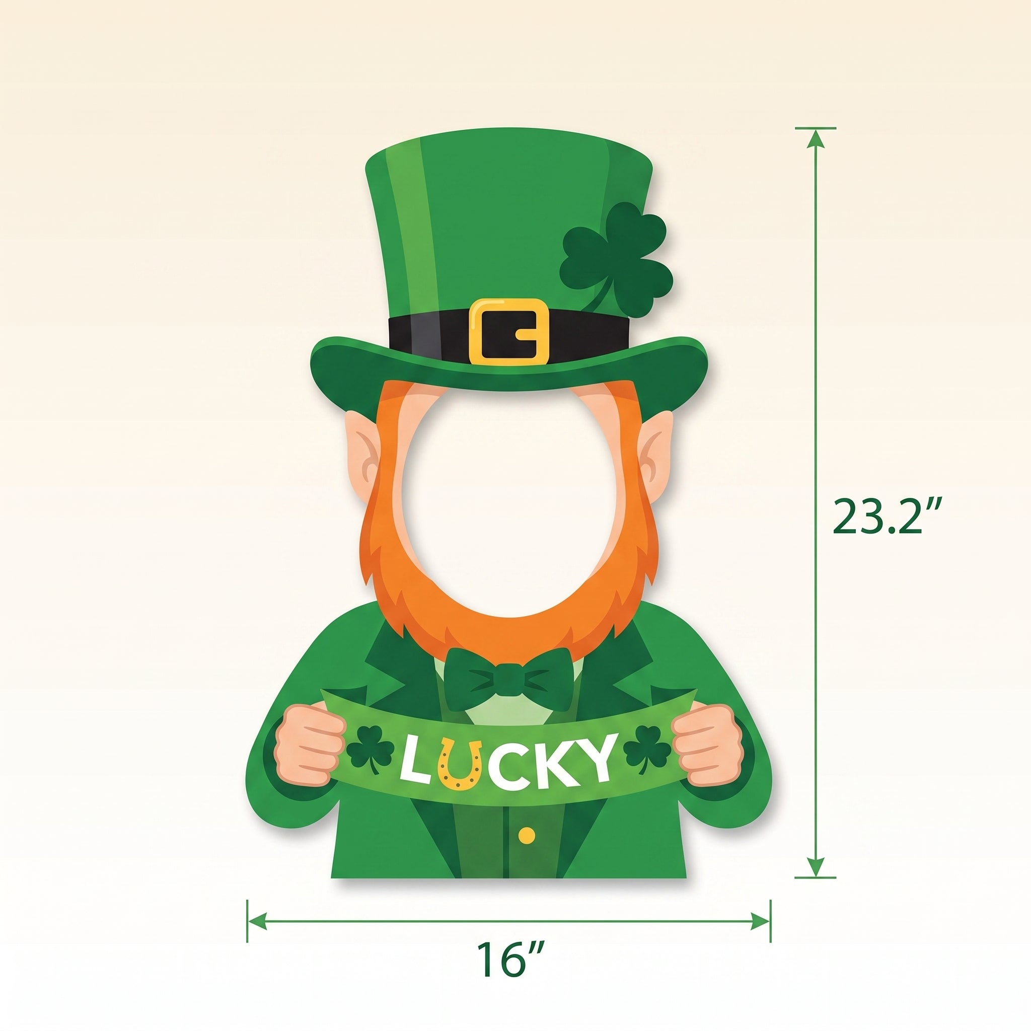 Lucky Leprechaun Photo Prop for St. Patrick's Day