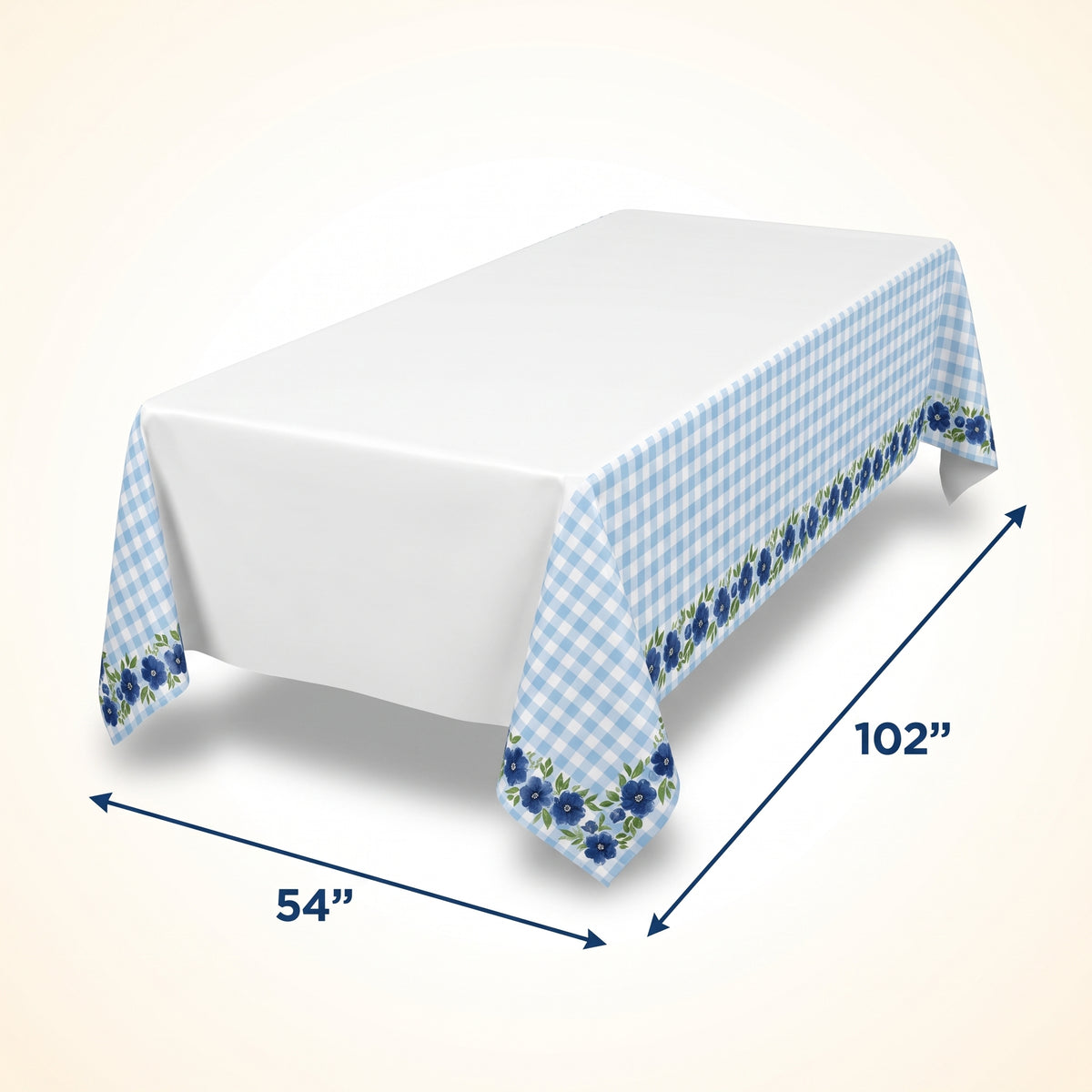 Baby in Bloom Plastic Table Cover