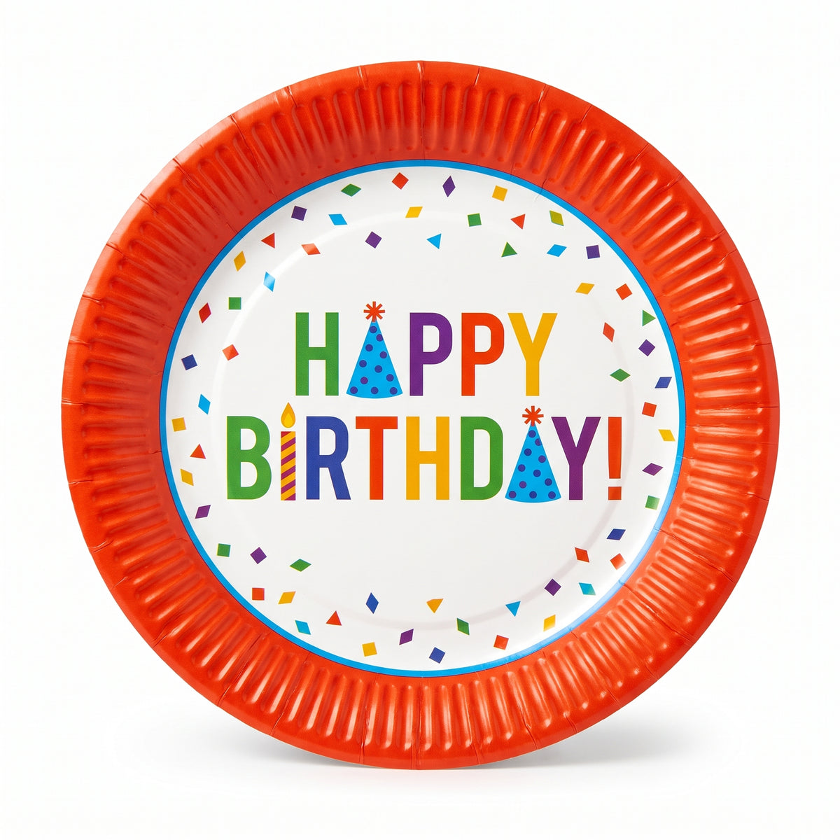 Confetti Time 6.75" Birthday Paper Plates