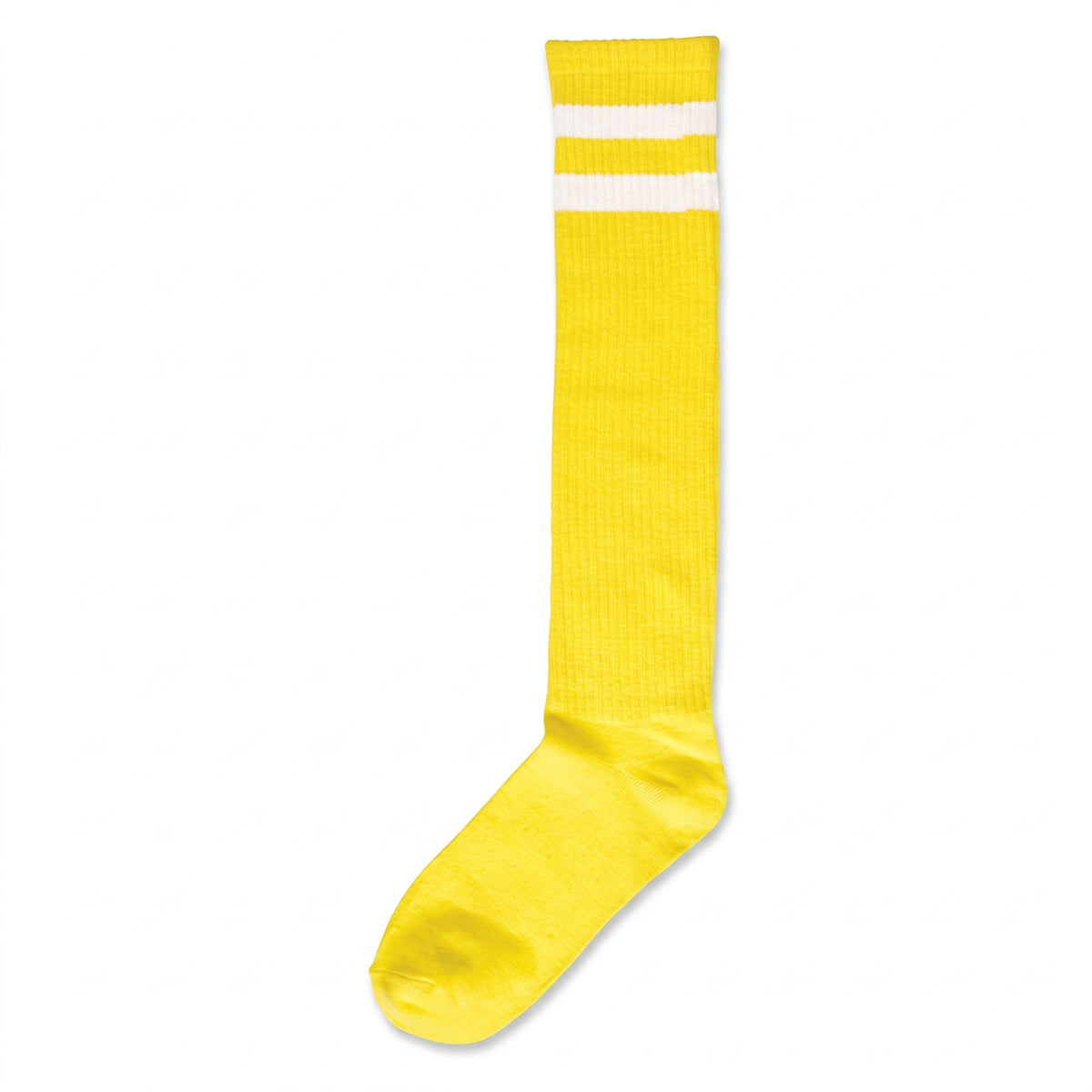 Team Spirit Yellow Striped Knee-High Socks