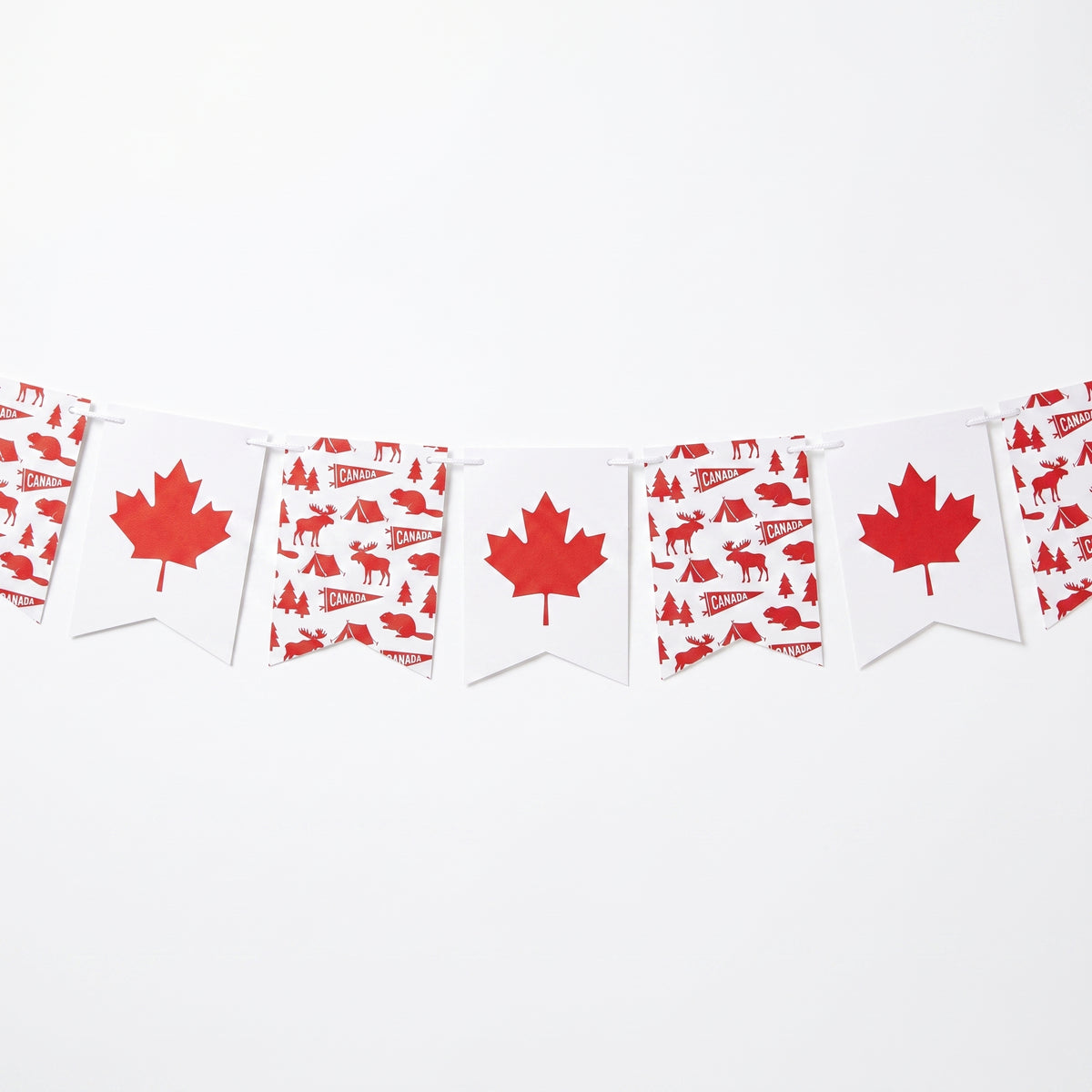 Canada Day Maple Leaf Pennant Banner