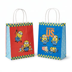 Despicable Me Minion-Themed Kraft Party Favor Bags, 8-Pack