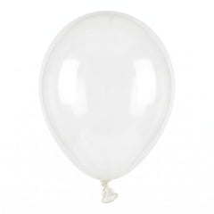 Clear 5" Mini Latex Balloons, 50-Pack