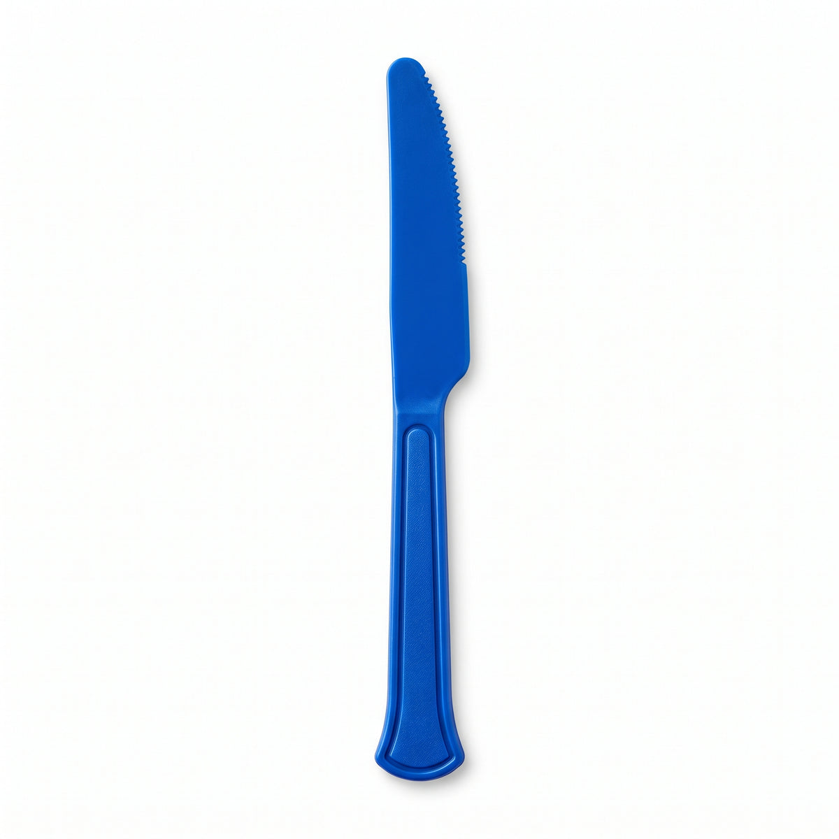 Bright Royal Blue Plastic Knife - 7.5 in.