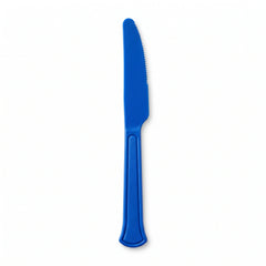 Bright Royal Blue Plastic Knife - 7.5 in.