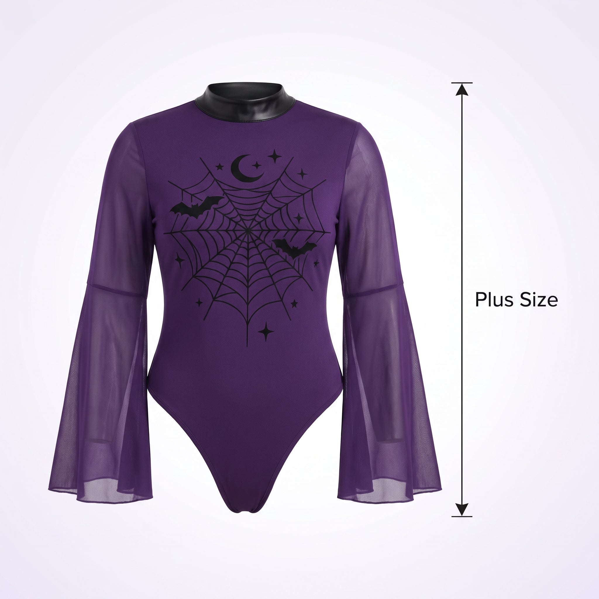 Plus Size Bad Witch Halloween Bodysuit