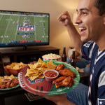 NFL Drive 7-Inch Round Paper Dessert Plates - 18 Pack