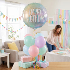 Pastel Dream Happy Birthday Orbz Balloon