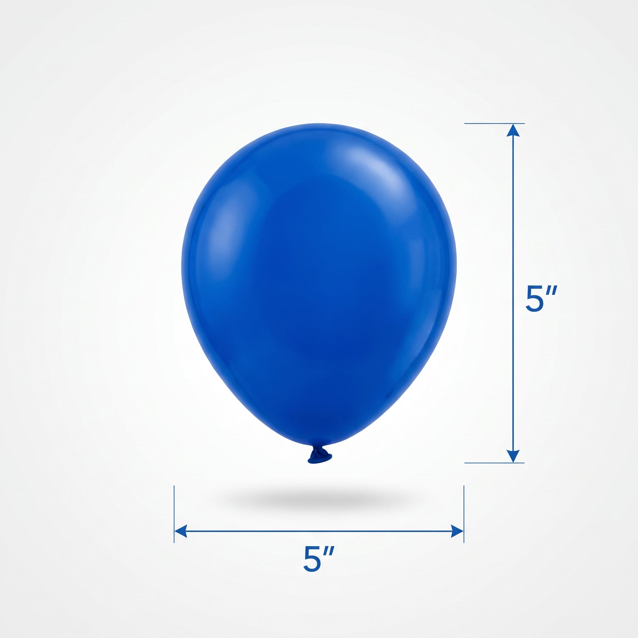 Royal Blue Mini Latex Balloons, 5-Inch, 50-Pack
