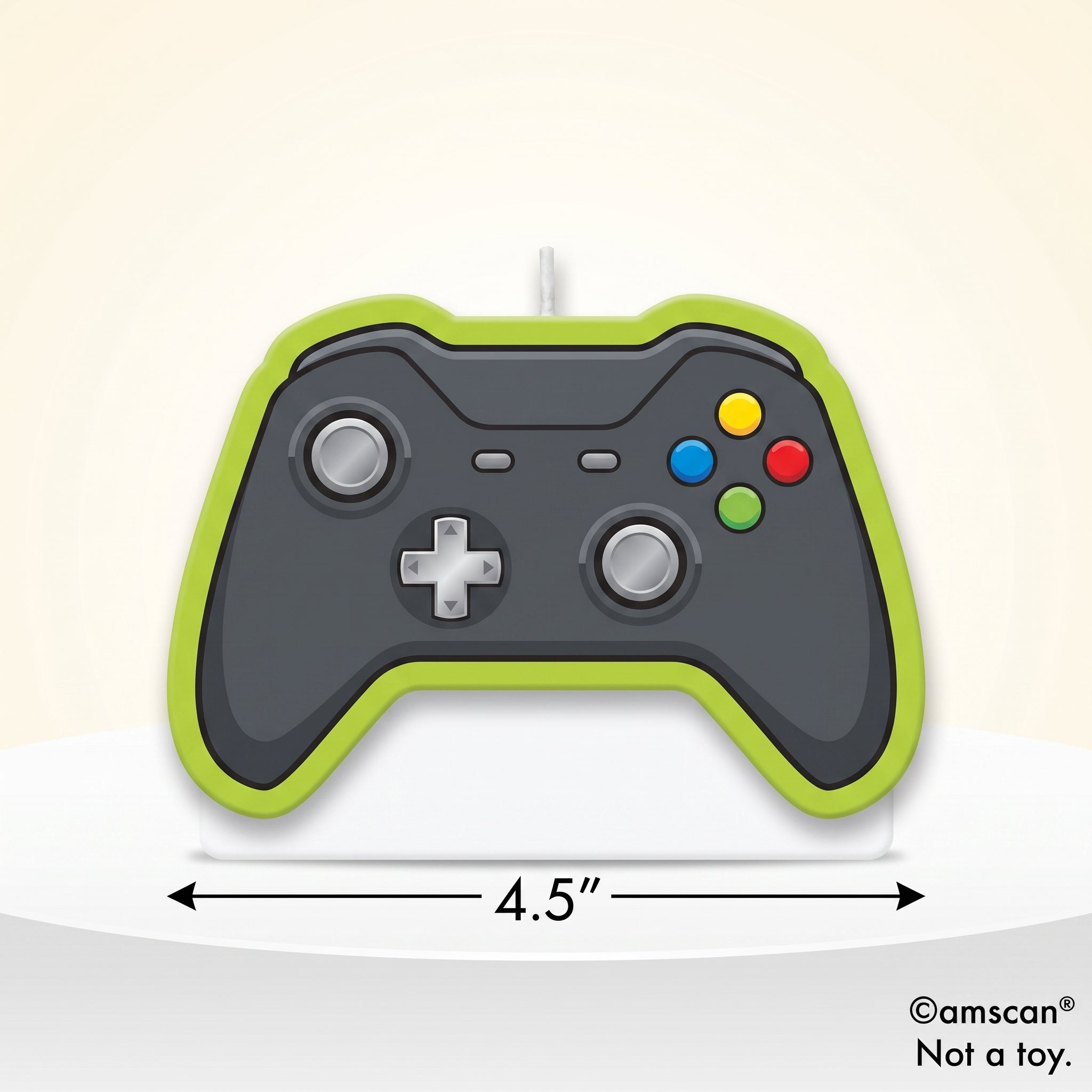 Level Up Game Controller Birthday Candle