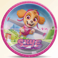 PAW Patrol Skye 9" Round Paper Plates