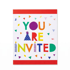 Confetti Time Birthday Invitation Cards
