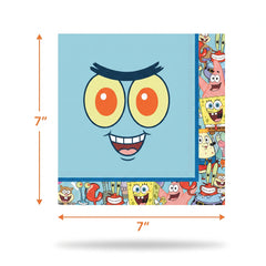 SpongeBob Beverage Napkins - 7 In. x 7 In. - Fun Party Essentials