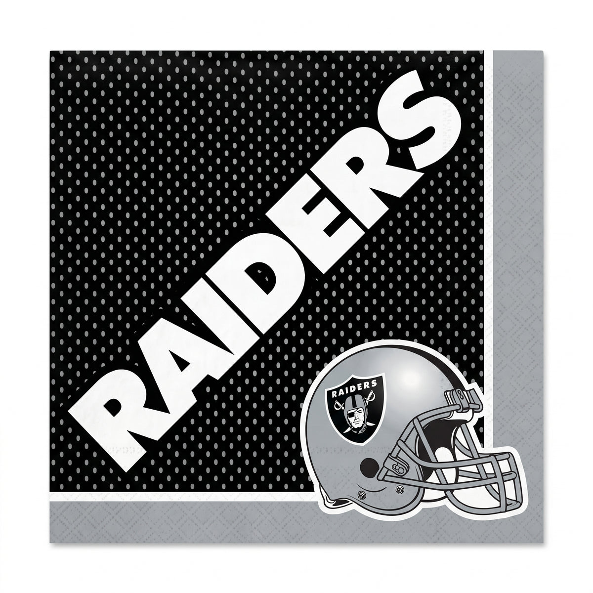 NFL Las Vegas Raiders Luncheon Napkins - 6.5 In. x 6.5 In.