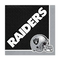 NFL Las Vegas Raiders Luncheon Napkins - 6.5 In. x 6.5 In.
