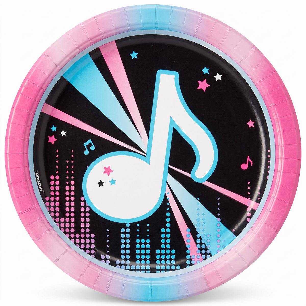 Internet Famous 9" Round Paper Lunch Plates - 8 Pack
