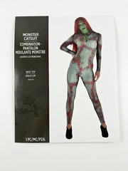 Stitched Monster Catsuit Costume - Women‚Äôs S/M - Adult S/M