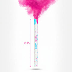 Pink Gender Reveal Powder Cannon - 24-Inch Party Popper