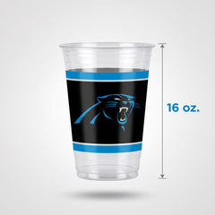 Carolina Panthers 16oz Plastic Cups - 25ct
