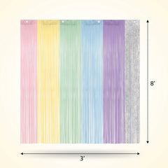 Pastel Curtain Door Decoration