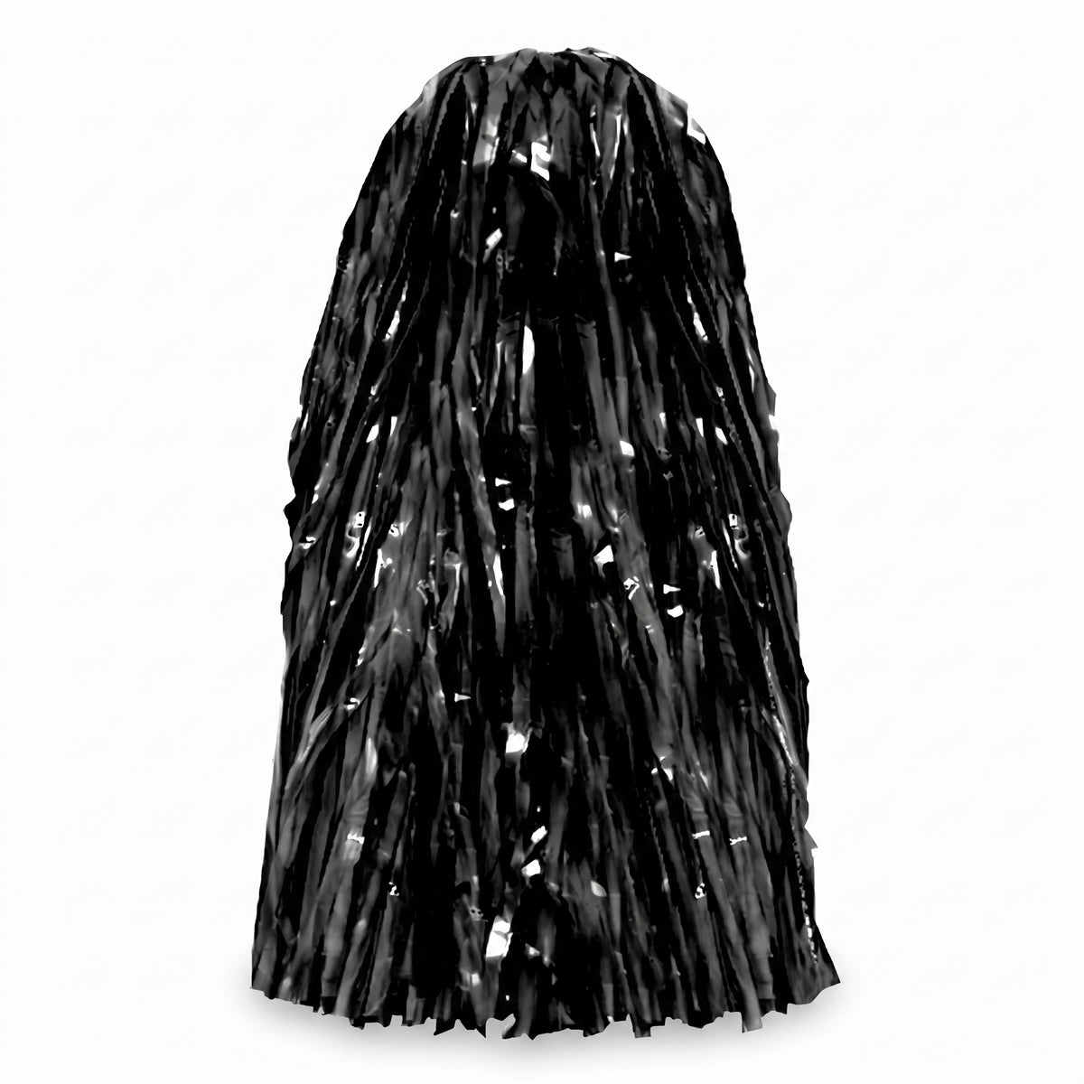 Black Pom-Pom Cheer Accessory - 15" Handheld
