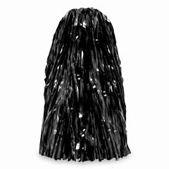 Black Pom-Pom Cheer Accessory - 15" Handheld