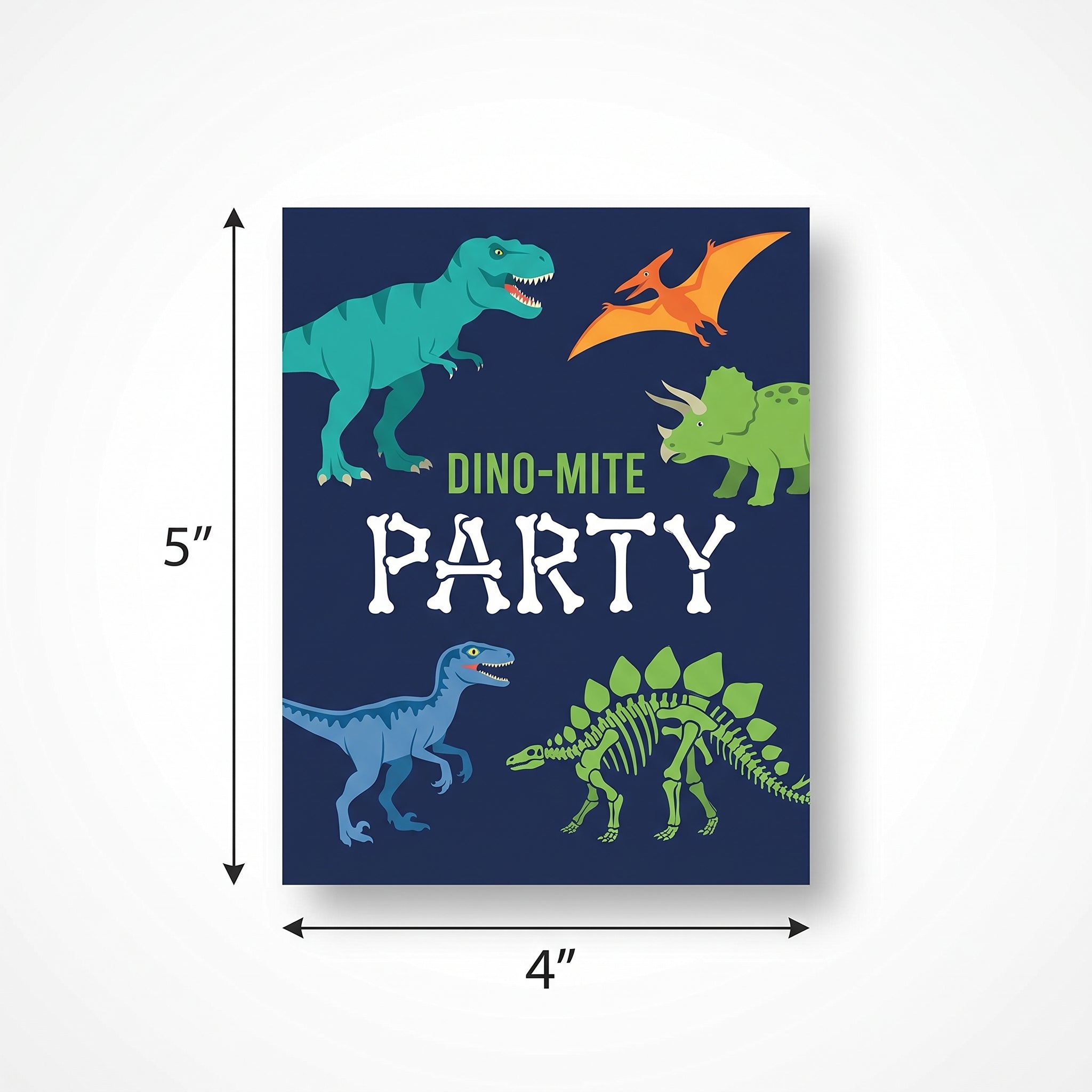 Dino-Mite Party Invitations