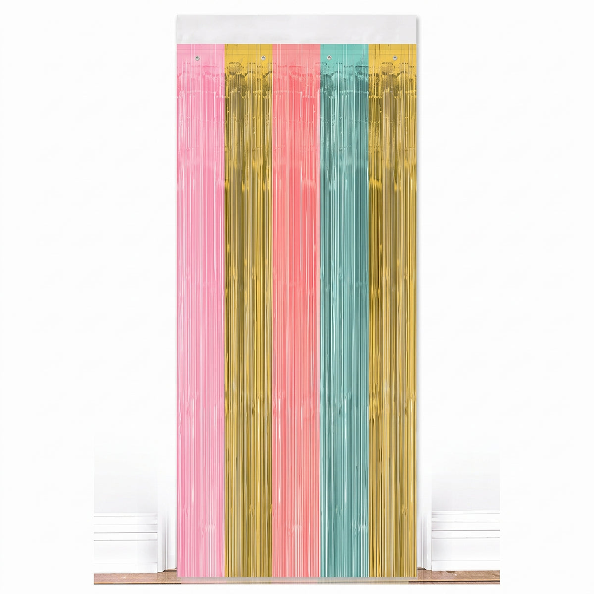 Pastel Metallic Door Curtain Decoration