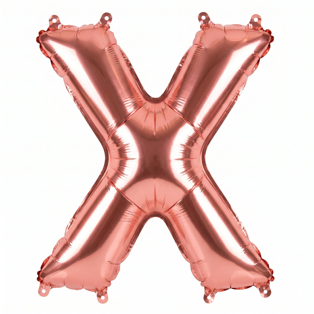 Rose Gold Foil Letter X Balloon