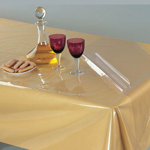 Clear Plastic Table Cover | Case of 48