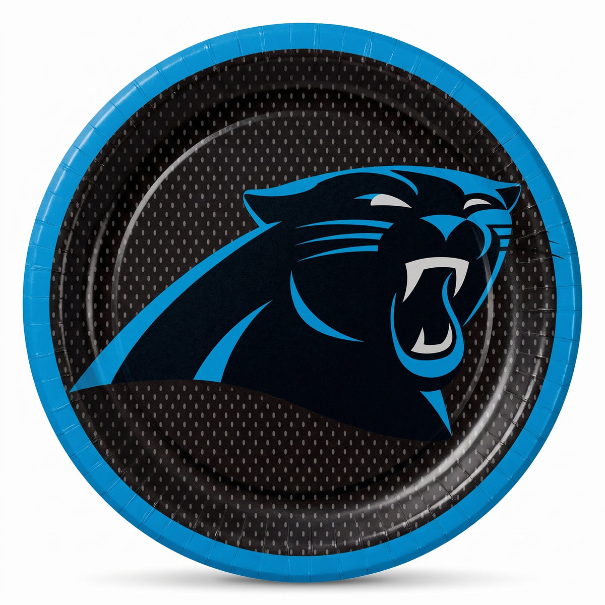 Carolina Panthers 9" Round Paper Plates
