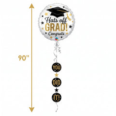 "You Did It!" Graduation Foil Balloon