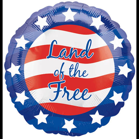 "Land of the Free" Mylar Balloon