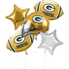 Green Bay Packers Foil Balloon Bouquet