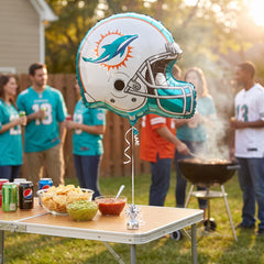 Miami Football Helmet Foil Super Shape Balloon -21 inch