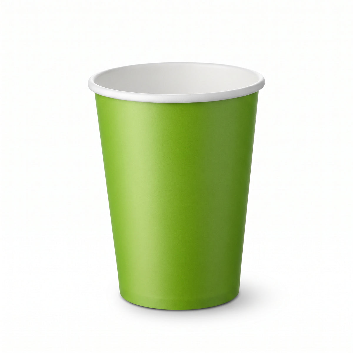 Kiwi Green 12oz Paper Cups