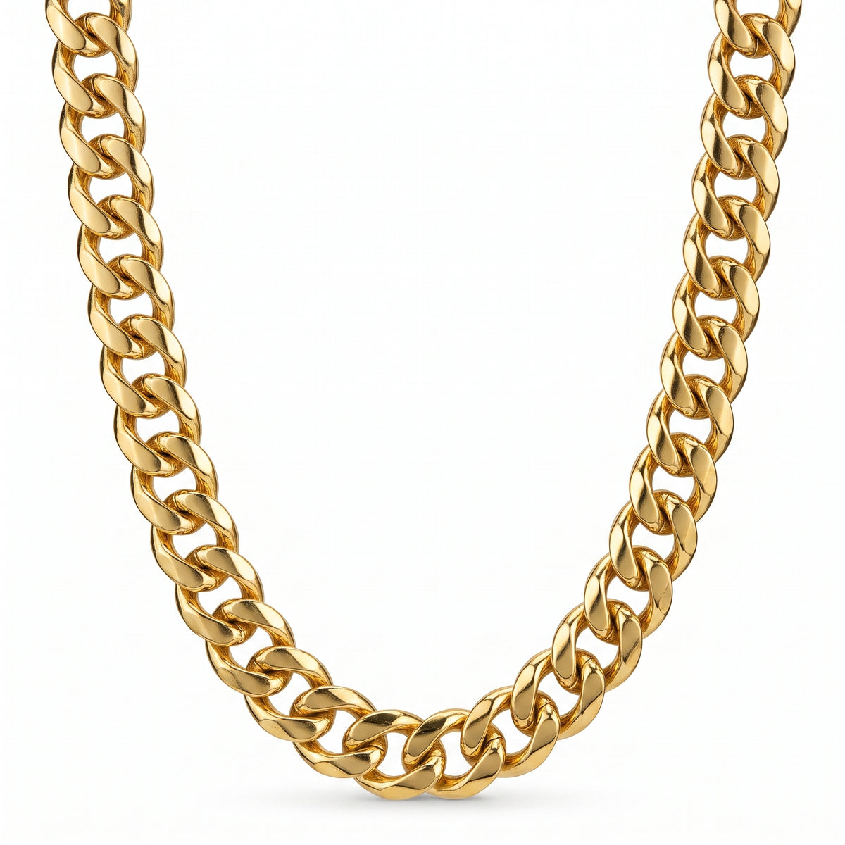 Old School Gold Link Chain Necklace - 30.5 Inch Costume Accessory