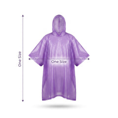 Mardi Gras Rain Poncho
