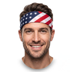 American Flag Printed Bandana - Perfect for Team Spirit & Everyday Wear