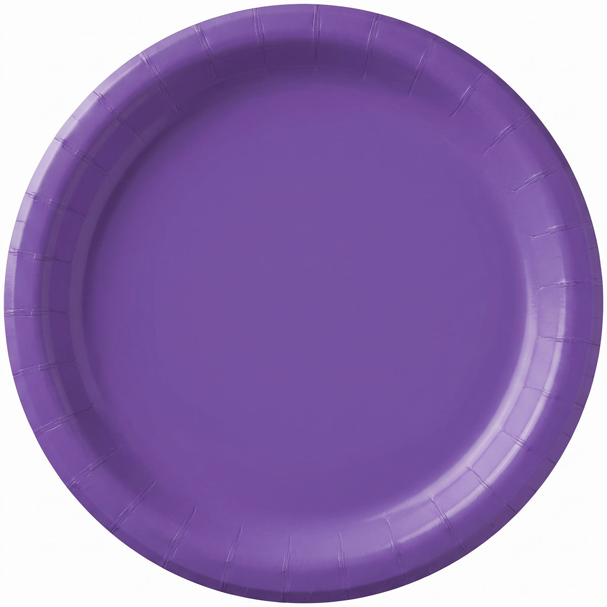 Vibrant Purple 6.75" Round Paper Plates