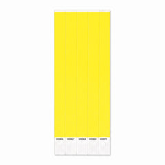 Solid Yellow Wristbands - 100 Pack