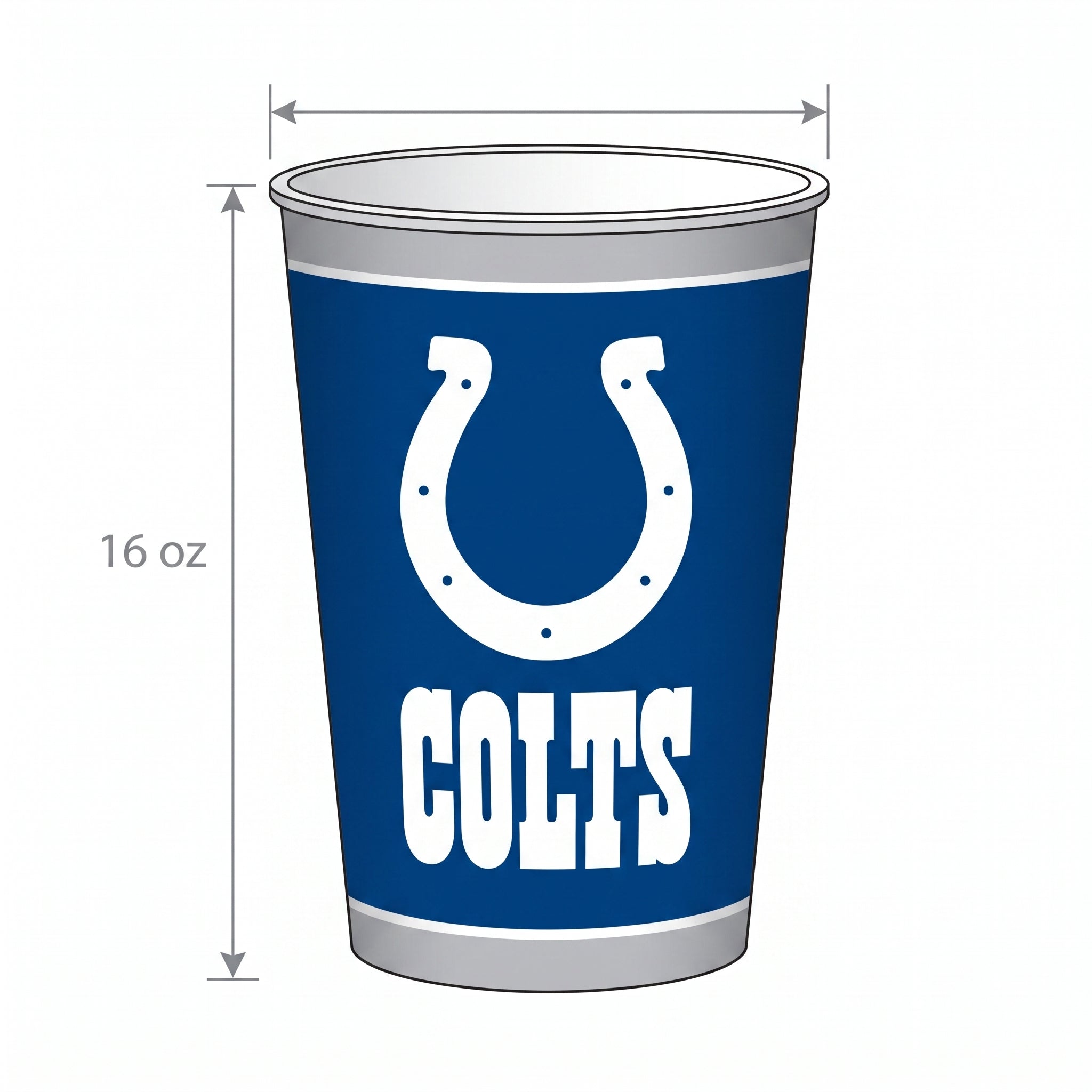 Indianapolis Colts NFL Party Cup